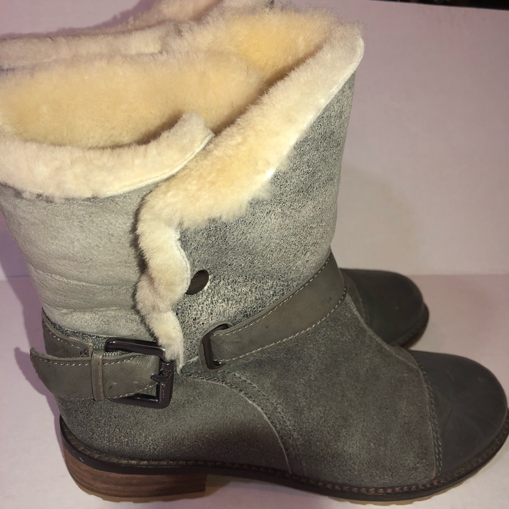 Matt Bernson Gray and Sherpa Distressed Boot. ❤️❤️ - Picture 7 of 8